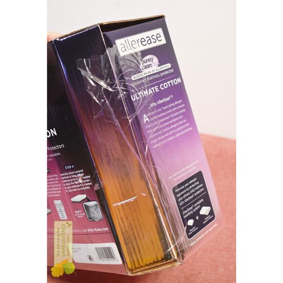 Allerease Full Ultimate Cotton Waterproof Allergen Mattress Protector* - Picture 6 of 7